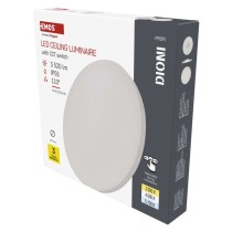 LED-Anbauleuchte DIONI rund, weiß, 32W, mit Farbtemperatur-Änderung
