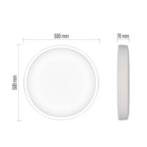 Intelligente LED-Leuchte GoSmart, Einbau, rund, 45W, CCT, dimmbar, WiFi