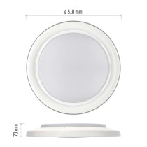 LED Deckenleuchte REMI, rund, 45W, dimmbar, warm/neut./kaltweiß