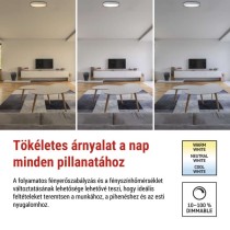 ILVI LED-es felületre szerelhető lámpa, kör alakú, 30 W, szabályozható, CCT-változtatássa