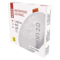 LED Panel 155mm, rund, Einbauleuchte weiss, 13,5W neut.w. IP65