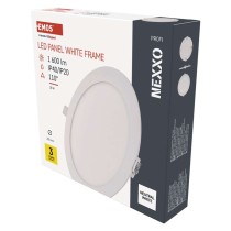 LED-Einbauleuchte NEXXO, rund, weiß, 18W, neutralweiß