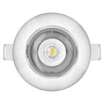LED Deckenspot SIMMI silber, rund, 5W warmweiss
