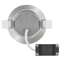 LED Deckenspot SIMMI silber, rund, 5W warmweiss