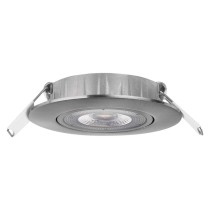 LED Deckenspot SIMMI silber, rund, 5W warmweiss