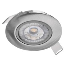 LED Deckenspot SIMMI silber, rund, 5W neutralweiss