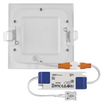 LED-Einbauleuchte NEXXO, quadratisch, weiß, 7W, warmweiß