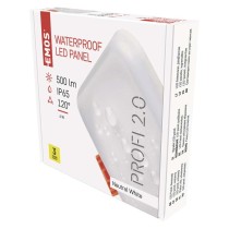 LED Einbauleuchte 75x75, quadr., weiss, 6W neutralweiss, IP65