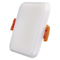 LED Einbauleuchte 75x75, quadr., weiss, 6W neutralweiss, IP65