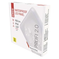 LED Einbauleuchte 125x125, quadr., weiss, 10 W neutralw.,IP65