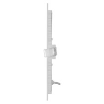 LED-Einbauleuchte NEXXO, quadratisch, weiß, 18W, neutralweiß