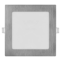 LED-Einbauleuchte NEXXO, quadratisch, silber, 12,5W, mit Change CCT