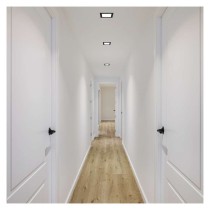 LED-Einbauleuchte NEXXO, quadratisch, silber, 12,5W, mit Change CCT