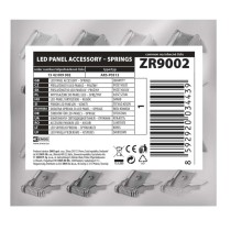 6 Springfedern für LED Panel 120×30cm