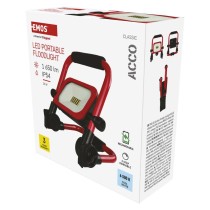 LED reflektor ACCO nabíjecí přenosný, 20W, studená bílá