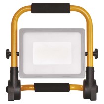 LED reflektor ILIO přenosný, 51 W, černý/žlutý, neutrální bílá