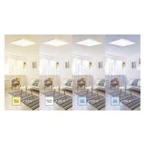 LED-Deckenleuchte 20W, 30x30 dimmbar, einstellbare Lichtfarbe