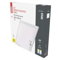 LED svítidlo RIVI 60 x 60 cm, 40 W, teplá-studená bílá, stmívatelné s ovladačem