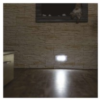 Orientacijsko LED svetilo AMAL, vgradno, kvadratno, 2W IP65,nevtralno bela