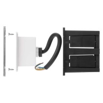 Orientacijsko LED svetilo AMAL, vgradno, kvadratno, 2W, IP65, nevtralno bela