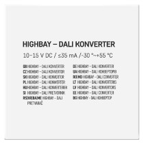 DALI-Transformator für HIGHBAY-Hallenstrahler
