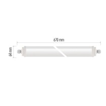 Staubdichte LED-Leuchte FESTY 18 W, IP65