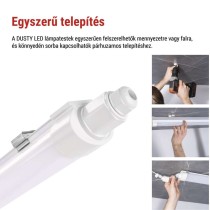 EMOS LED porálló lámpa DUSTY 18W IP65 1700lm természetes fehér