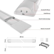 LED-Langfeldleuchte MINO 20W, neutralweiß