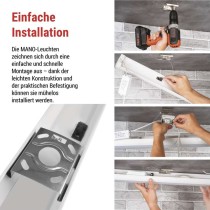 LED-Langfeldleuchte MANO 40W, neutralweiß