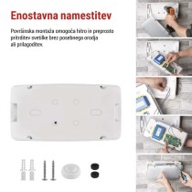 Zasilno LED svetilo NESSI, 10W, 3h, IP66