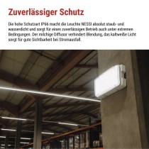 LED-Notleuchte 10W 3H IP66