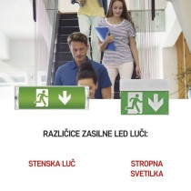 Zasilno LED svetilo CESSI, 1W, 3h, MT