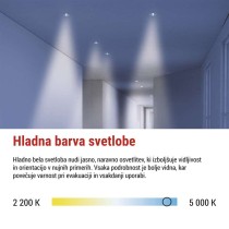 Zasilno LED svetilo ORSU, 2W, 300LM, 3h