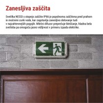 Zasilno LED svetilo NESSI, 4W, 3h, IP66