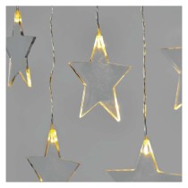 LED karácsonyi fényfüggöny – csillagok, 45x84 cm, kültéri és beltéri, meleg fehér