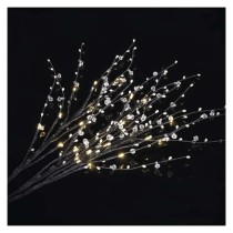 Dekoracje - 24 LED gałązki z perełkami 60 cm 3x AA, ciepła biel, IP20, timer /kpl. 3 szt