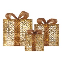 LED Geschenkpakete, 3 Größen, Innen, warmweiss