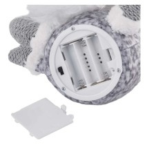 LED karácsonyi manó, 35 cm, 3× AA, beltérre, meleg fehér