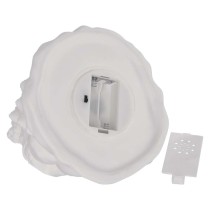 Keramischer LED-Baum mit Schneemännern, 33,5 cm, 2x AA, Innen, warmweiss