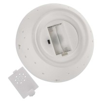 LED kerámia angyal, 29 cm, 2x AA, meleg fehér, időzítő