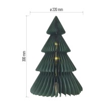 Vánoční papírový strom se stojánkem, 30 cm, vnitřní