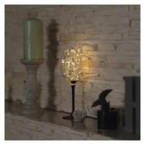 LED girlanda – kamínky, 1,2 m, 3x AA, vnitřní, teplá bílá, časovač