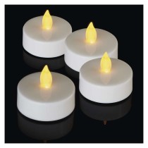 LED dekoráció – 4x teamécses, maxi, 4x CR2032, beltéri, vintage