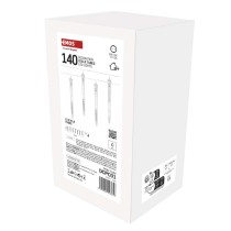 LED vánoční girlanda – 10x rampouch, 3,6 m, venkovní i vnitřní, studená bílá
