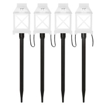 LED dekoráció – leszúrható lámpák fehér, kültéri és beltéri, hideg fehér