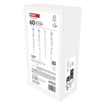 LED Weihnachtsgirlande – Eiszapfen, 12 Stk., 3,6 m, Außen und Innen, Kaltweiß