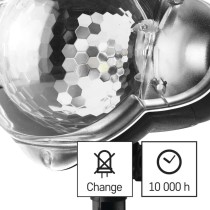 LED Dekorativer Projektor – fallende Schneeflocken, Außen und Innen, weiß