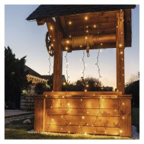 Standard LED Verbindungskette – Vorhang, 1x2 m, Außen, warm-weiß