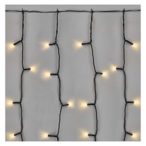 Standard LED Verbindungskette – Vorhang, 1x2 m, Außen, warm-weiß