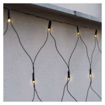 Standard LED Verbindungskette – Netz, 1,5x2 m, Außen, warm-weiß